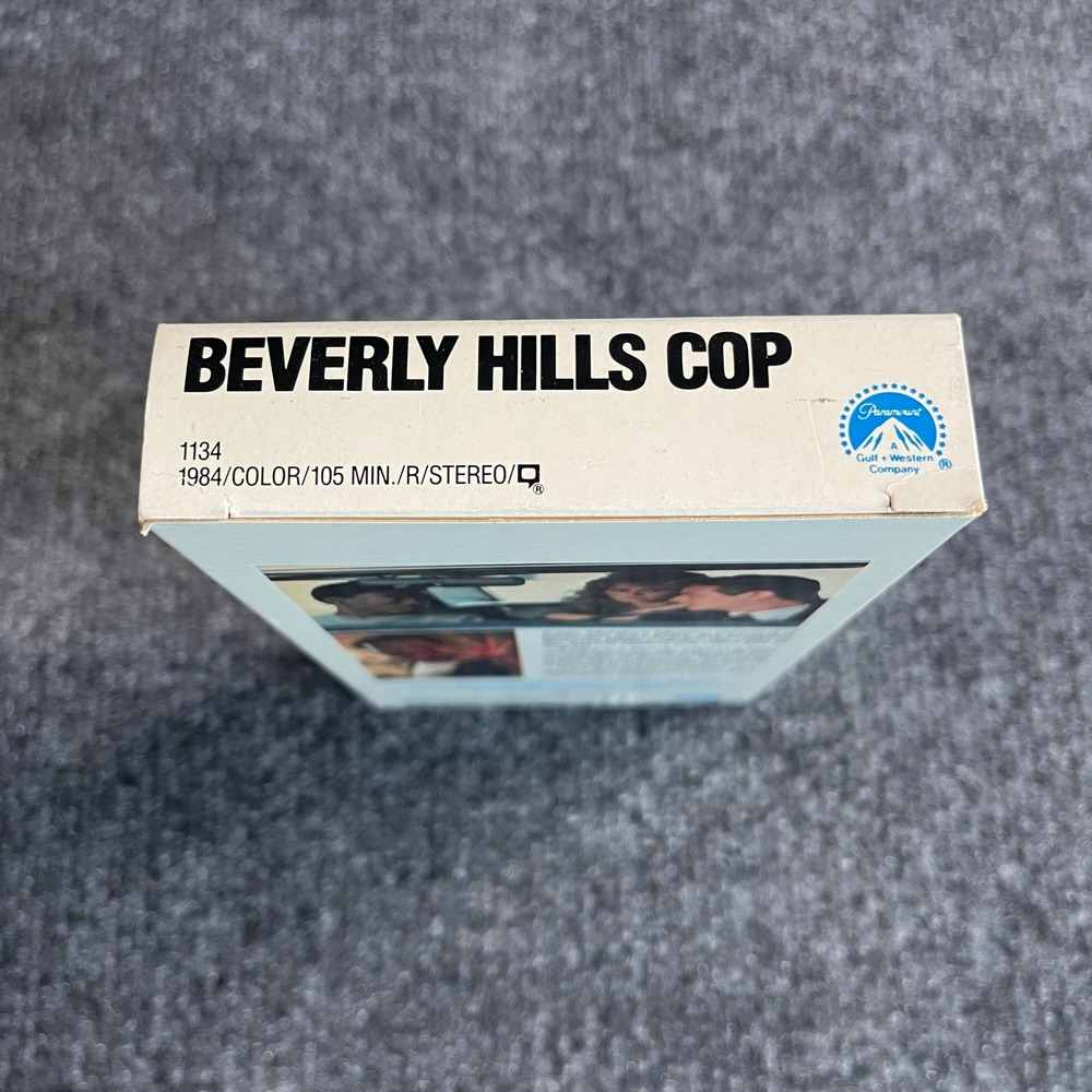 Beverly Hills Cop VHS 1984 Eddie Murphy Paramount Home Video 1134 Hi-Fi Stereo - Picture 5 of 10